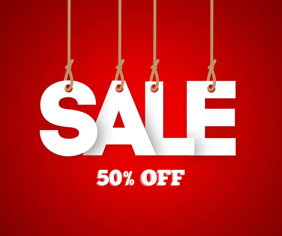 50%-70% off sale
