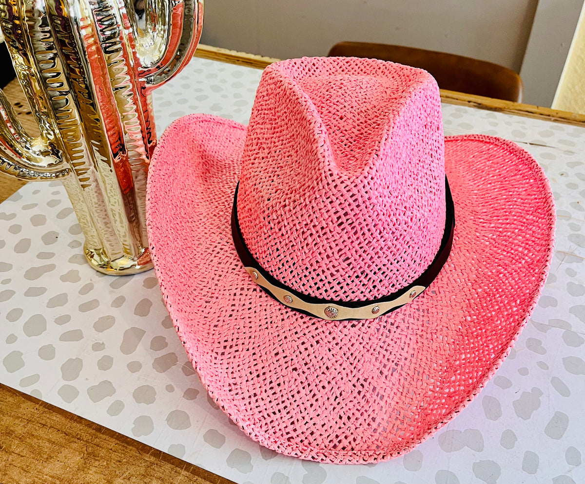 Straw cowgirl hats Martha Gene